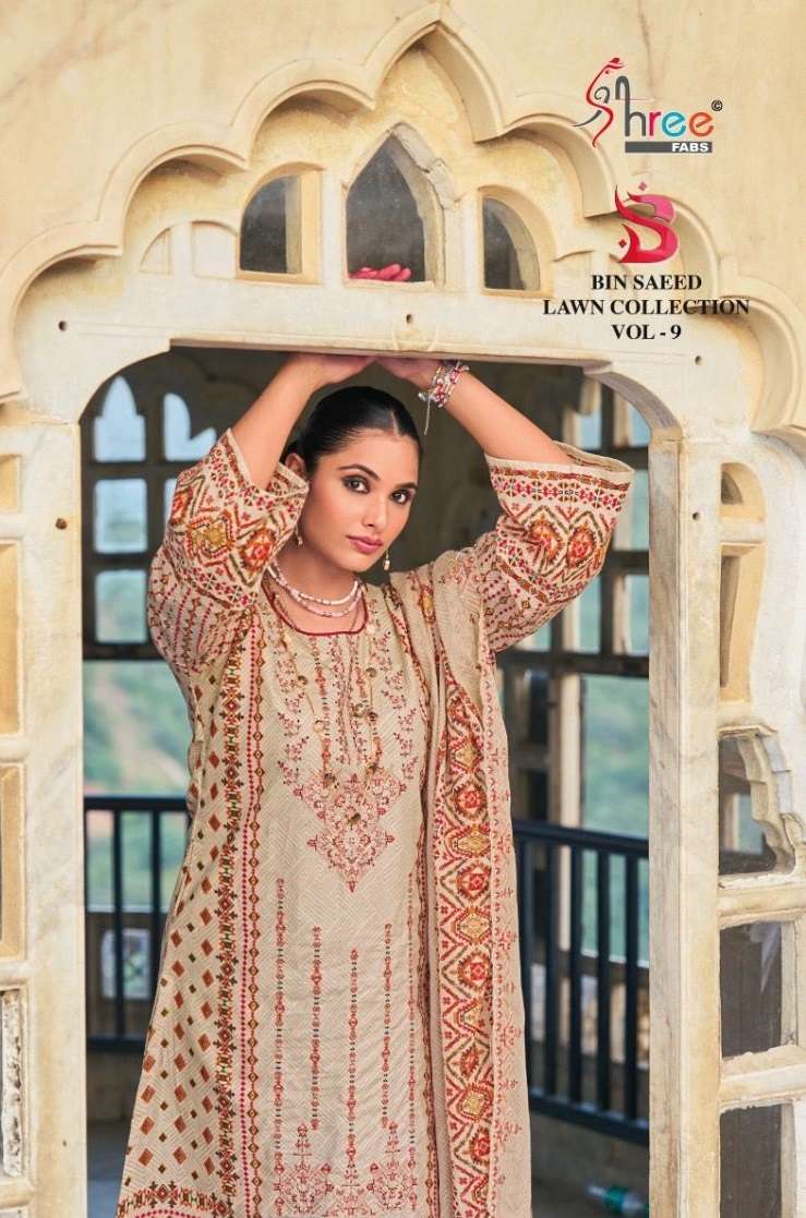 BINSAEED LAWN COLLECTION VOL- 9 by Shree 